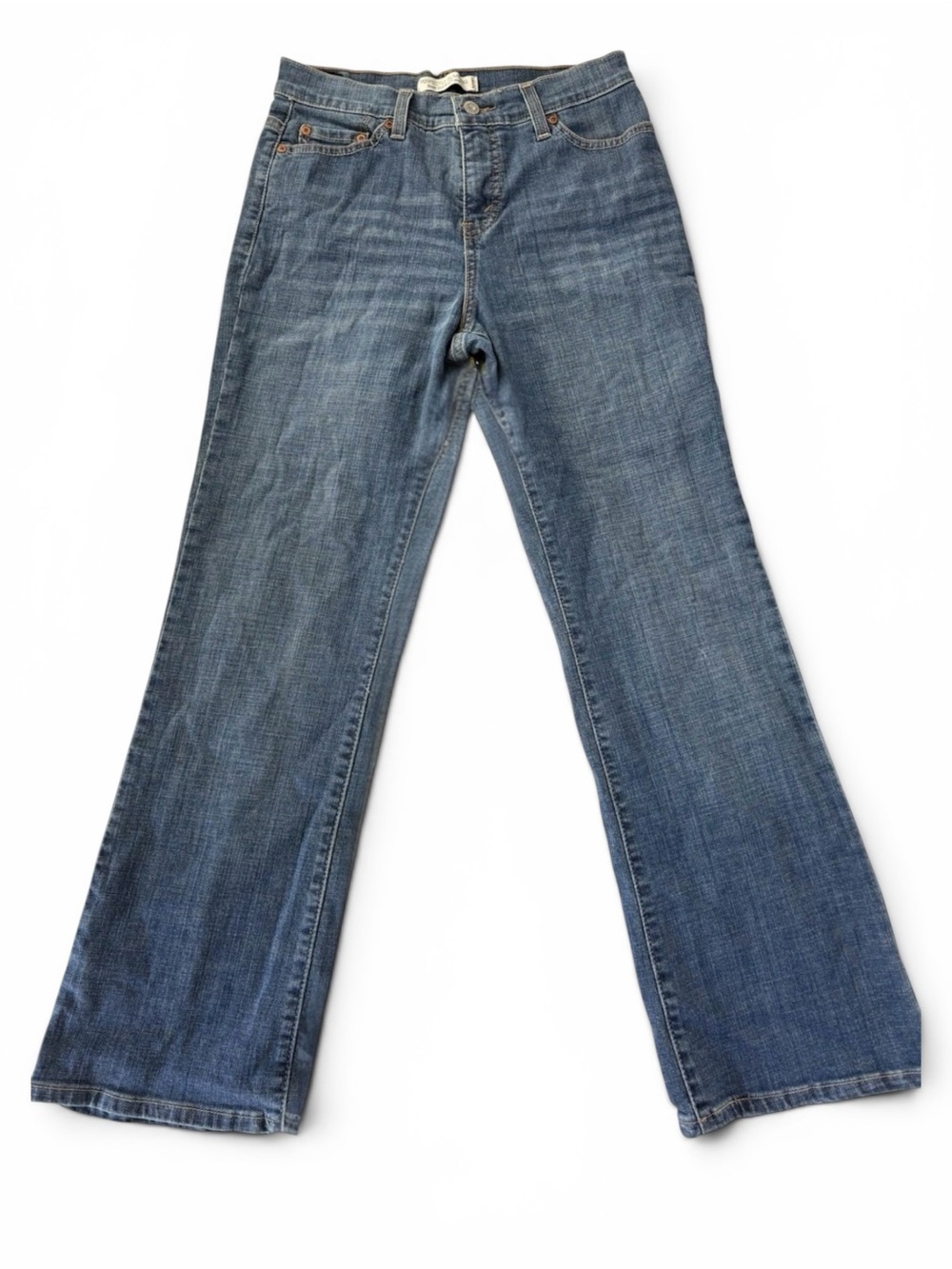 Levi’s Perfectly Slimming 512 Boot Cut Jeans Women’s Blue Stretch Denim